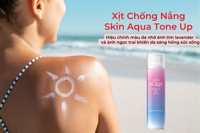 KCN Skin Aqua Tone Up dạng xịt dùng như thế nào?