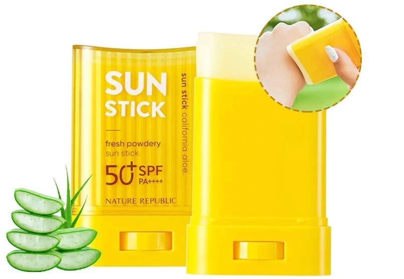 Kem chống nắng lô hội dạng sáp Nature Republic